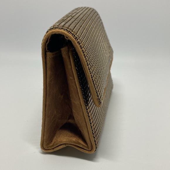 Amanda Smith Gold Mesh Clutch Purse - Picture 6 of 8